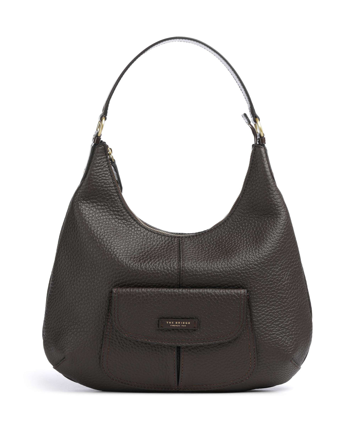 The Bridge Martina Hobo bag moka