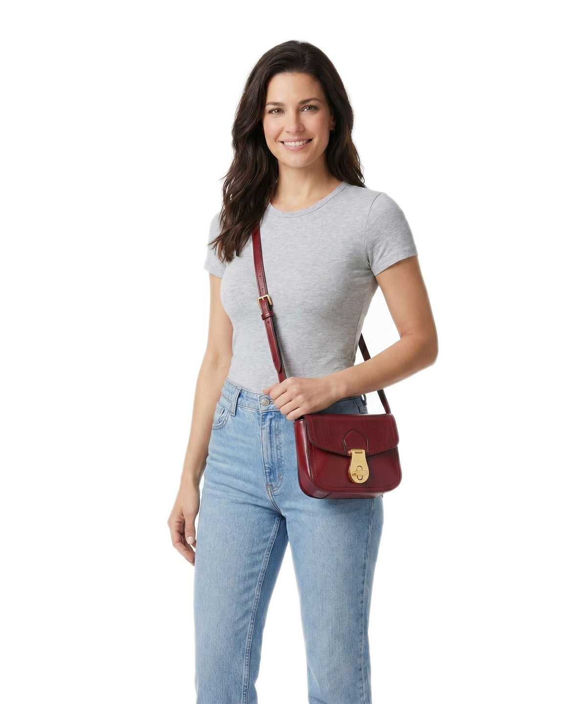 The Bridge Mia Crossbody bag barolo