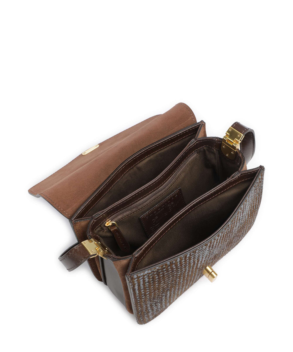 The Bridge Mia Wow Crossbody bag moka/azzurro