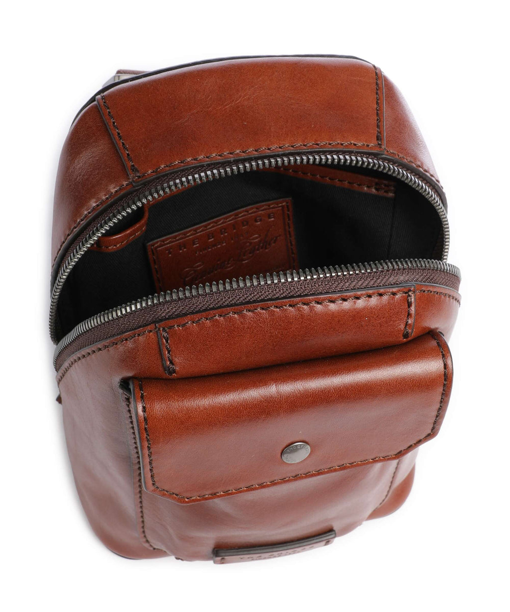 The Bridge Mattia Sling bag marrone