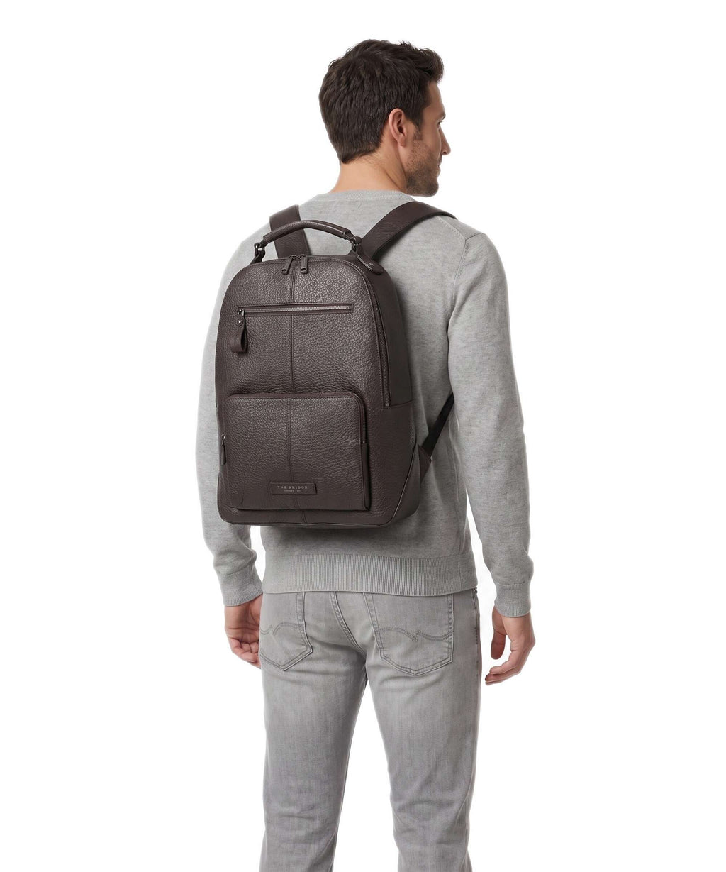 The Bridge Manfredi Backpack moka