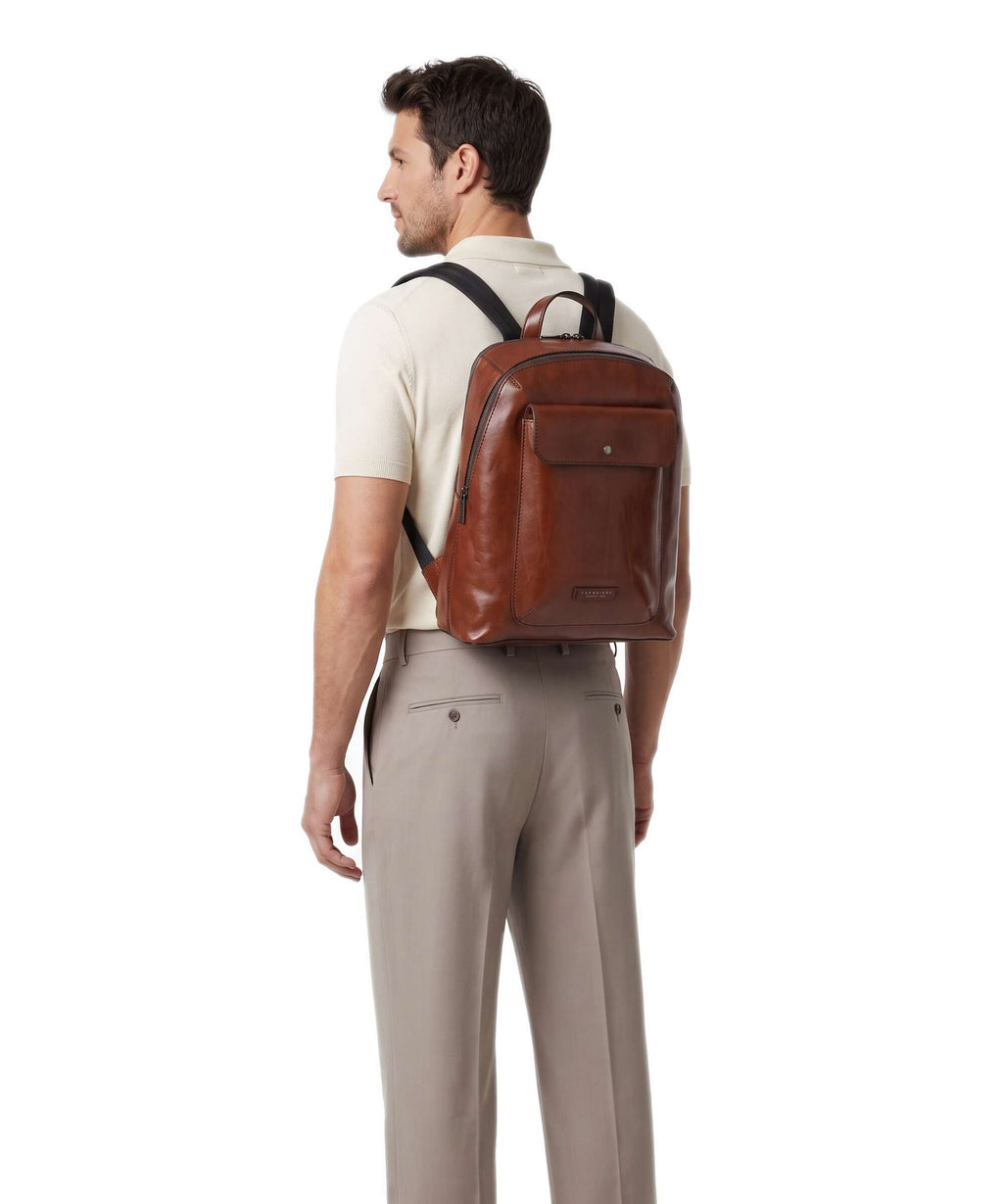 The Bridge Mattia Backpack marrone