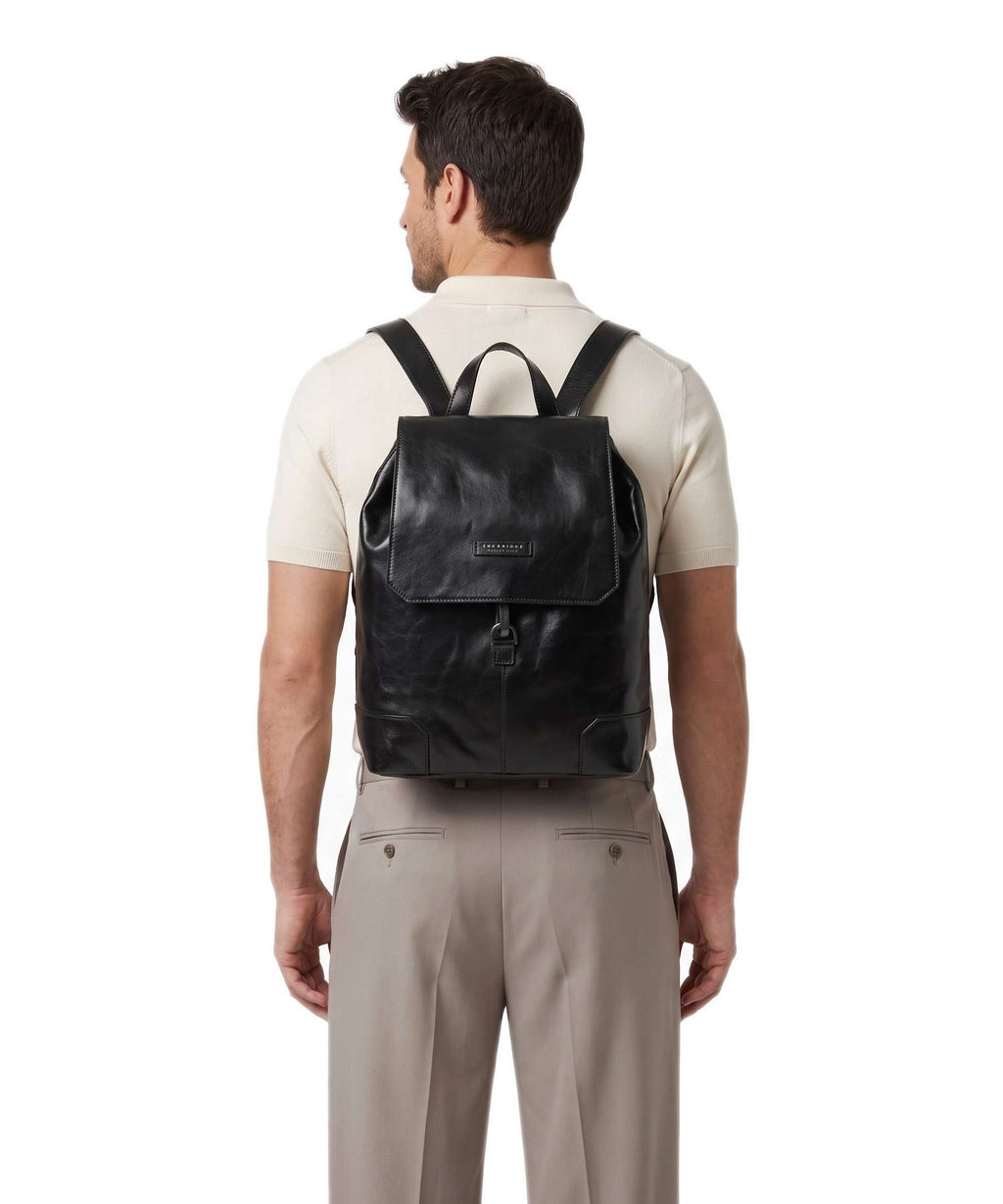 The Bridge Icon Backpack nero