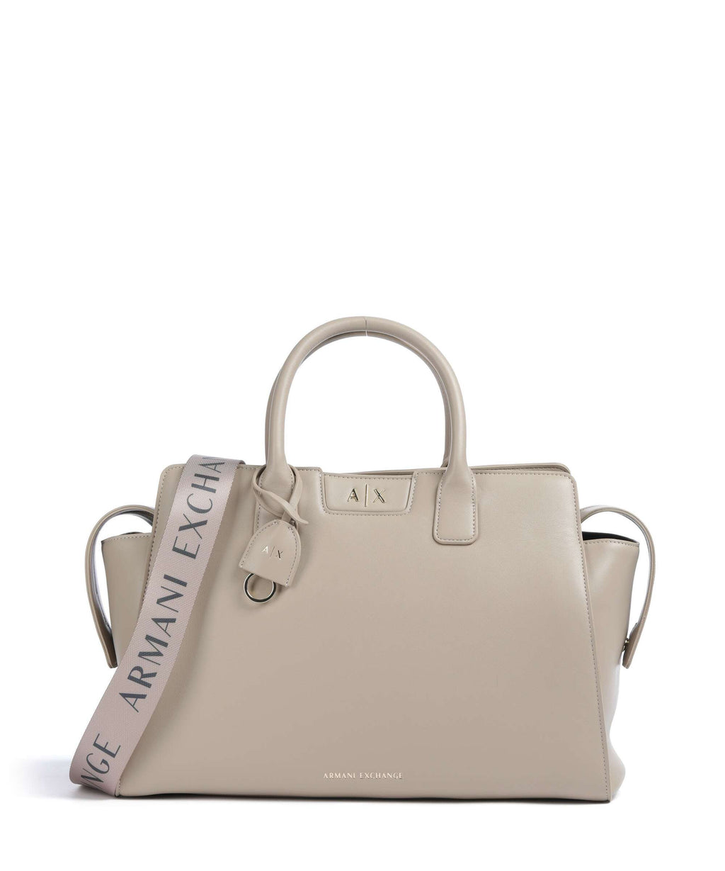 Armani Exchange Amelie L Handbag sand