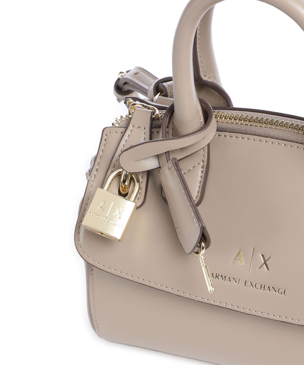 Armani Exchange Jane S Handbag sand