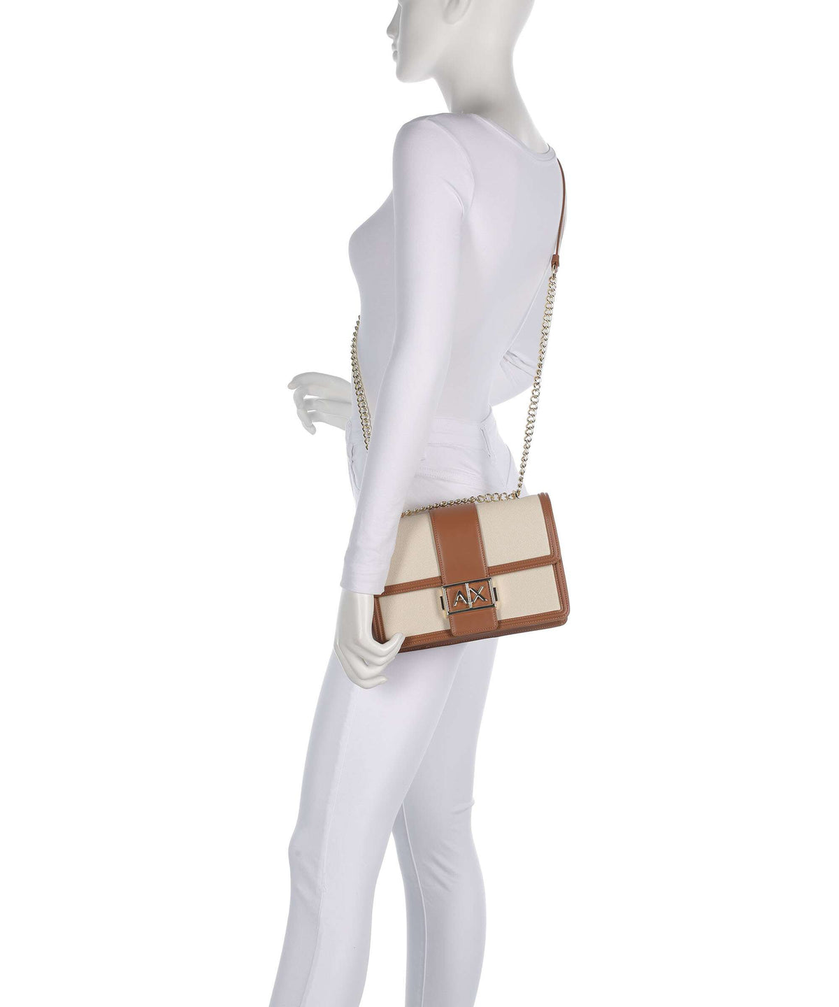Armani Exchange Wonder M Shoulder bag natural/saline clay