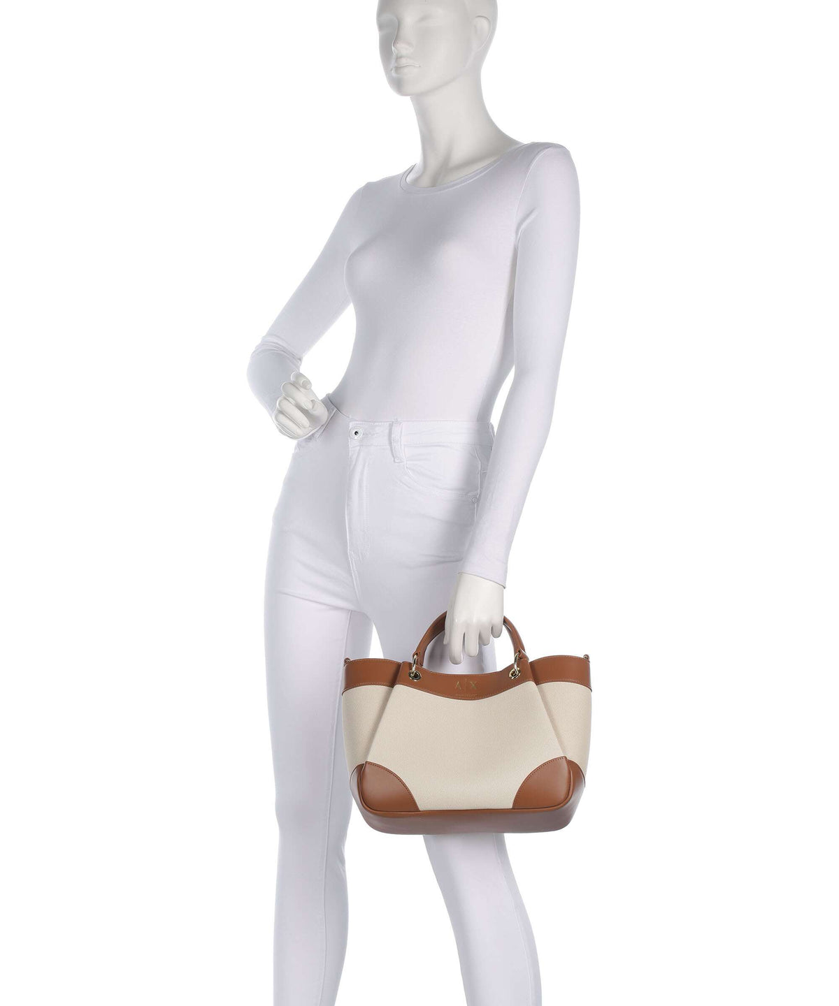 Armani Exchange Wave M Handbag natural/saline clay