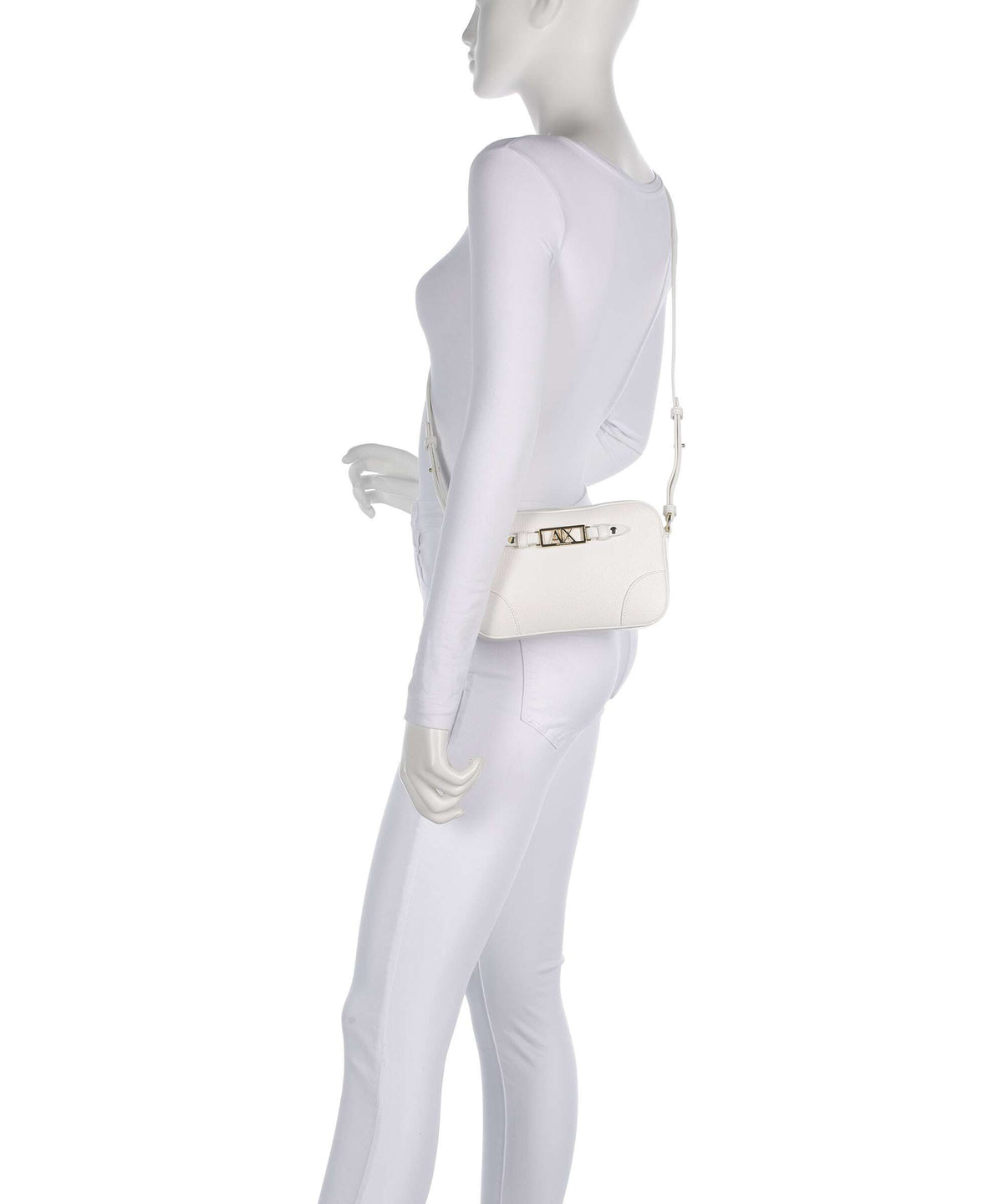 Armani Exchange Polly Crossbody bag off white