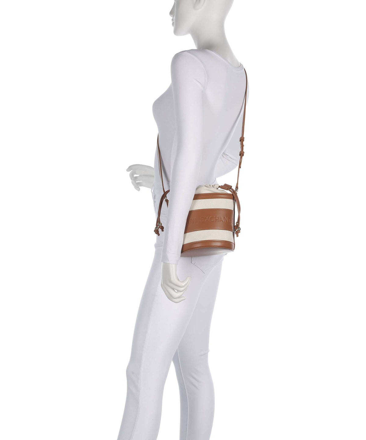 Armani Exchange Marisol Bucket bag natural/saline clay