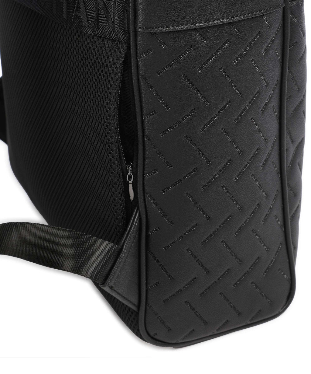 Armani Exchange Ginevra Embossed Backpack black