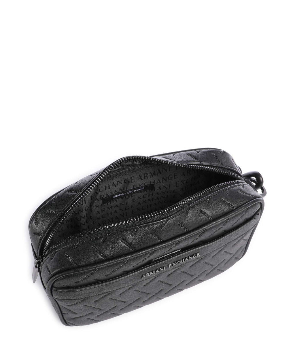 Armani Exchange Ginevra Embossed Toiletry bag black