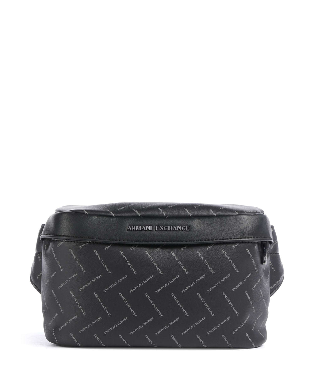 Armani Exchange Ginevra Printed Belt bag black/chiseled stone