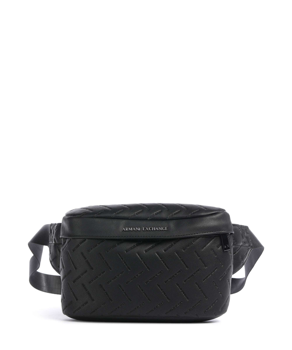 Armani Exchange Ginevra Embossed Belt bag black