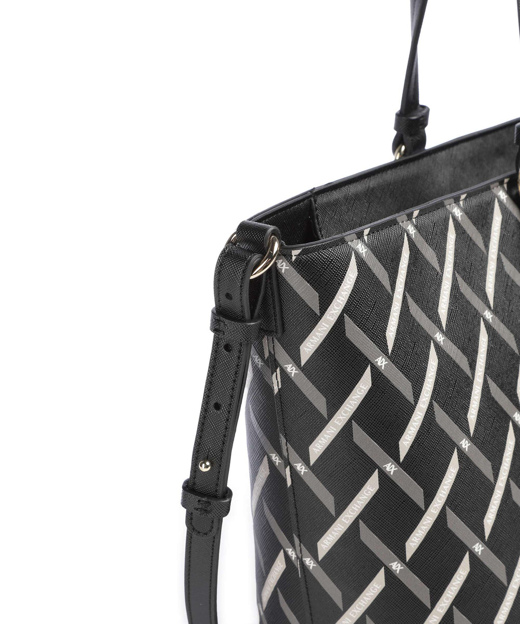 Armani Exchange Gynger Logo M Tote bag black
