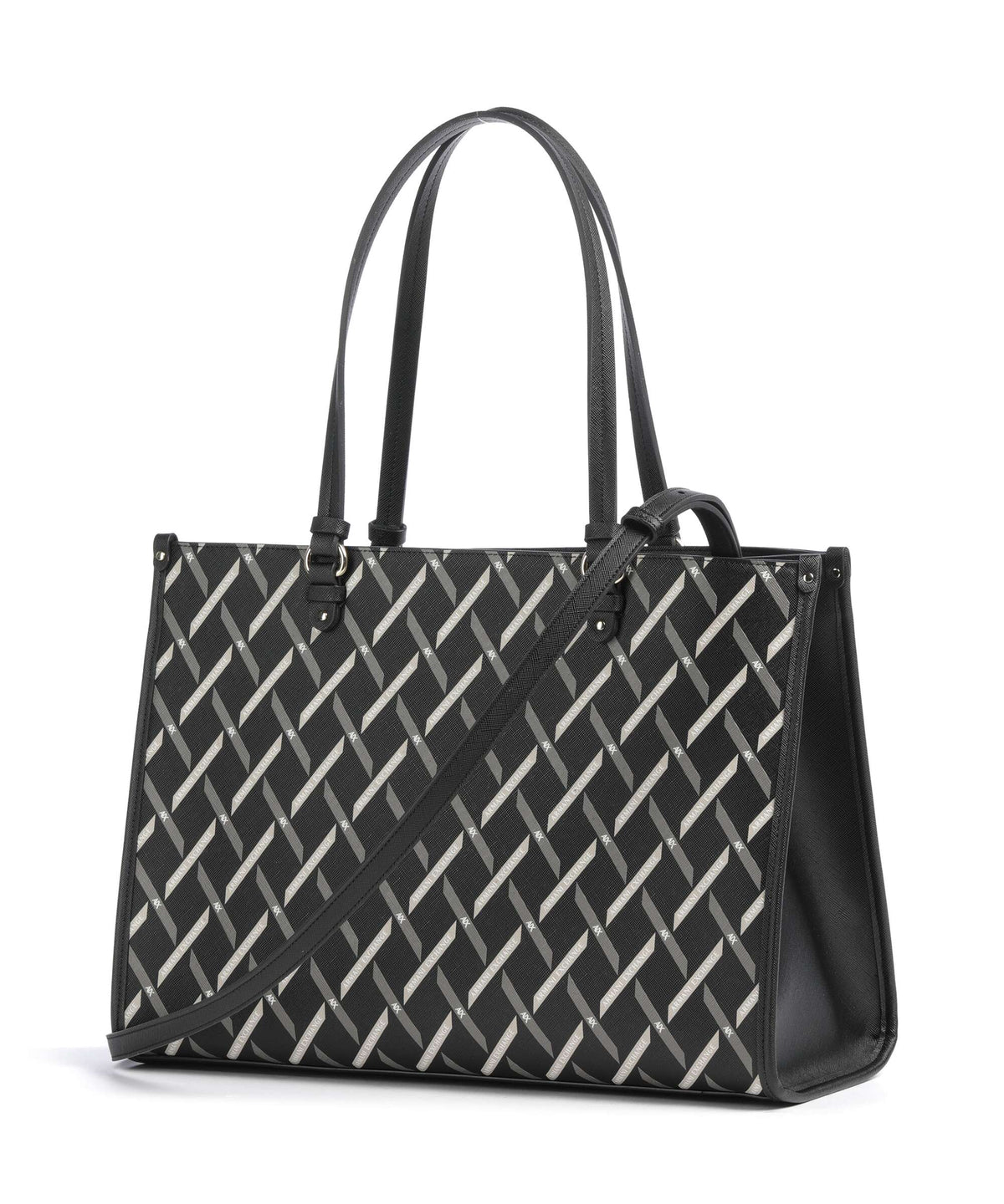 Armani Exchange Gynger Logo Tote bag black