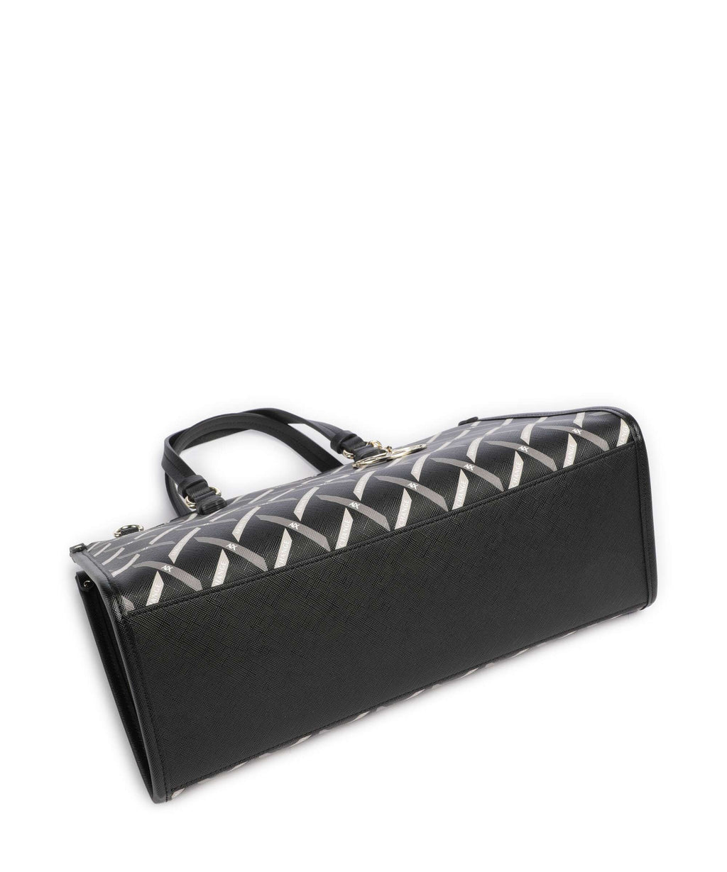 Armani Exchange Gynger Logo M Handbag black