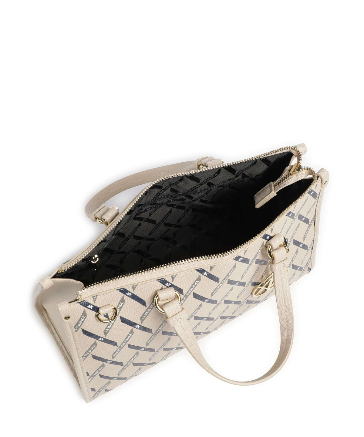 Armani Exchange Gynger Logo M Handbag sound sand