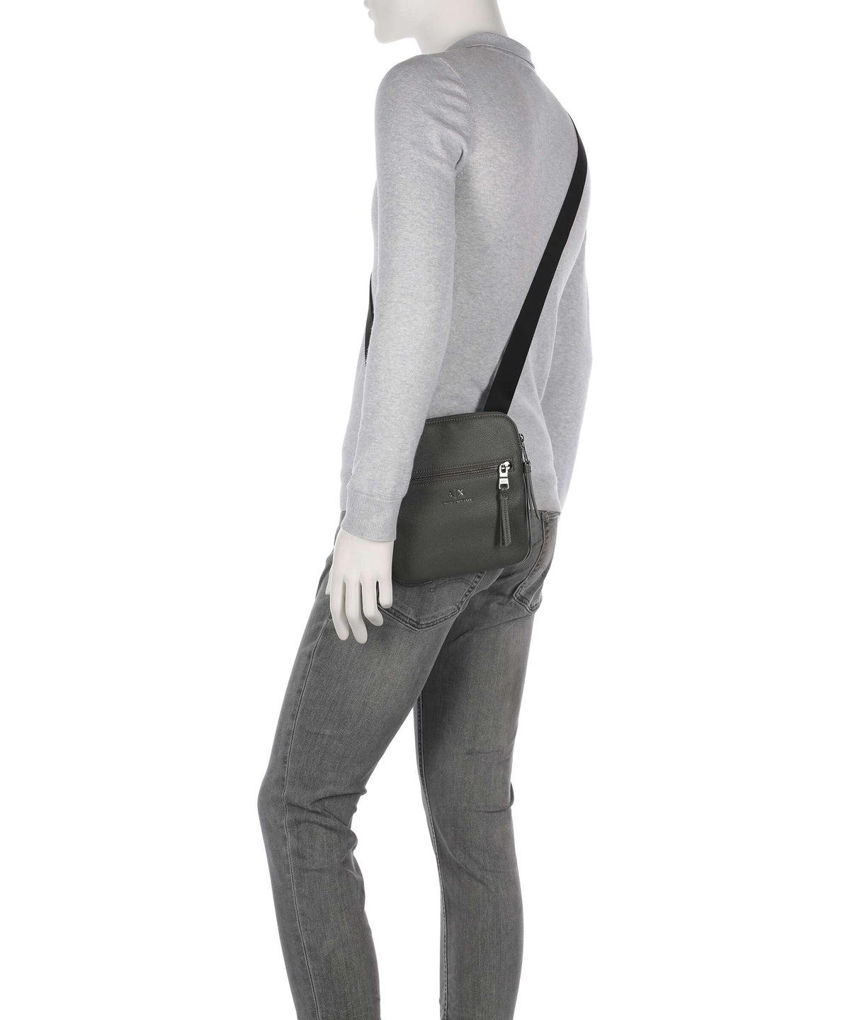 Armani Exchange Dino Crossbody bag sage