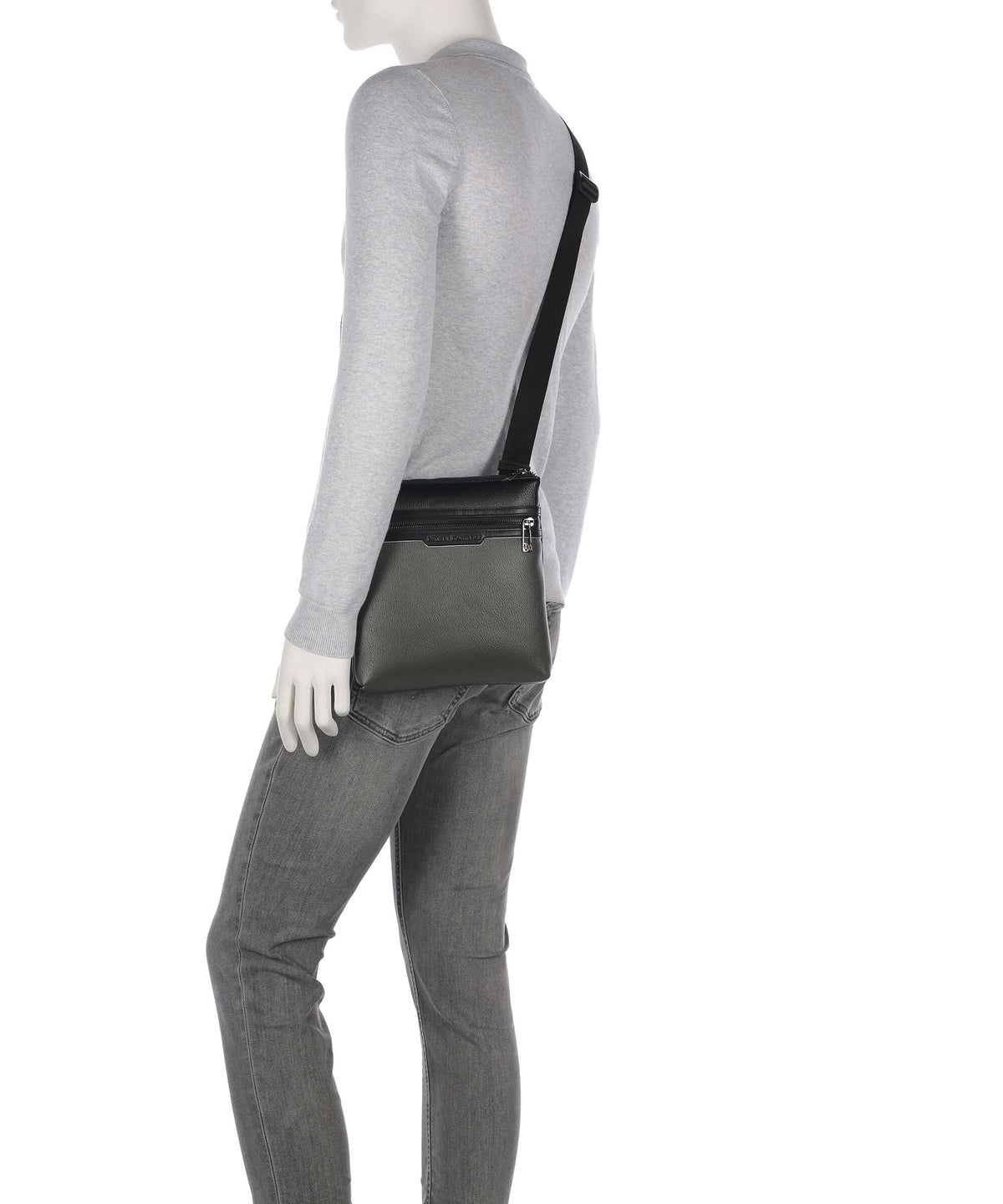 Armani Exchange Cedric Crossbody bag sage/black