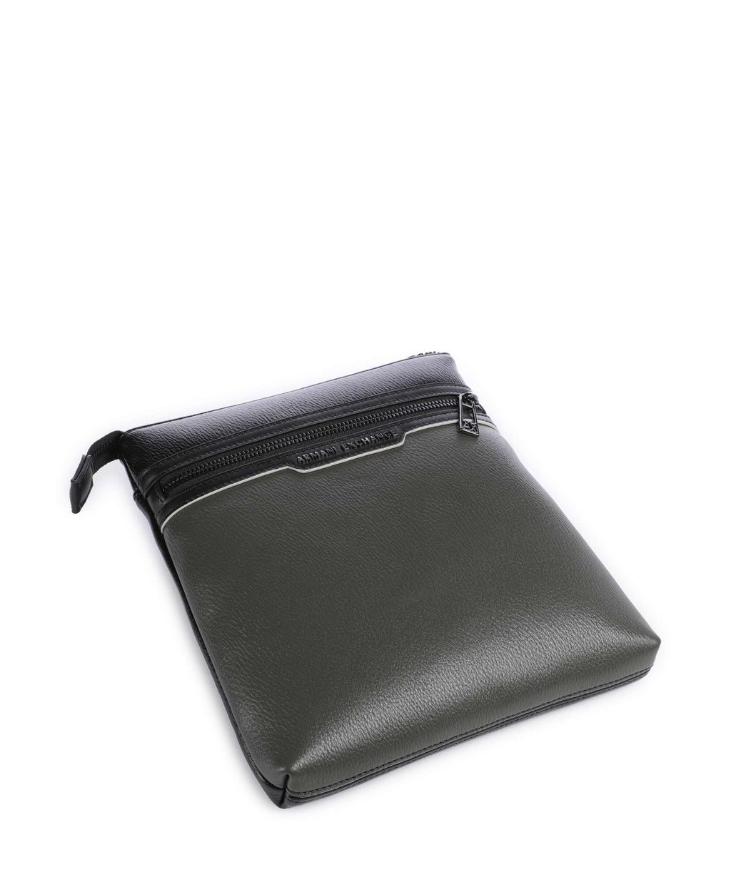 Armani Exchange Cedric Crossbody bag sage/black