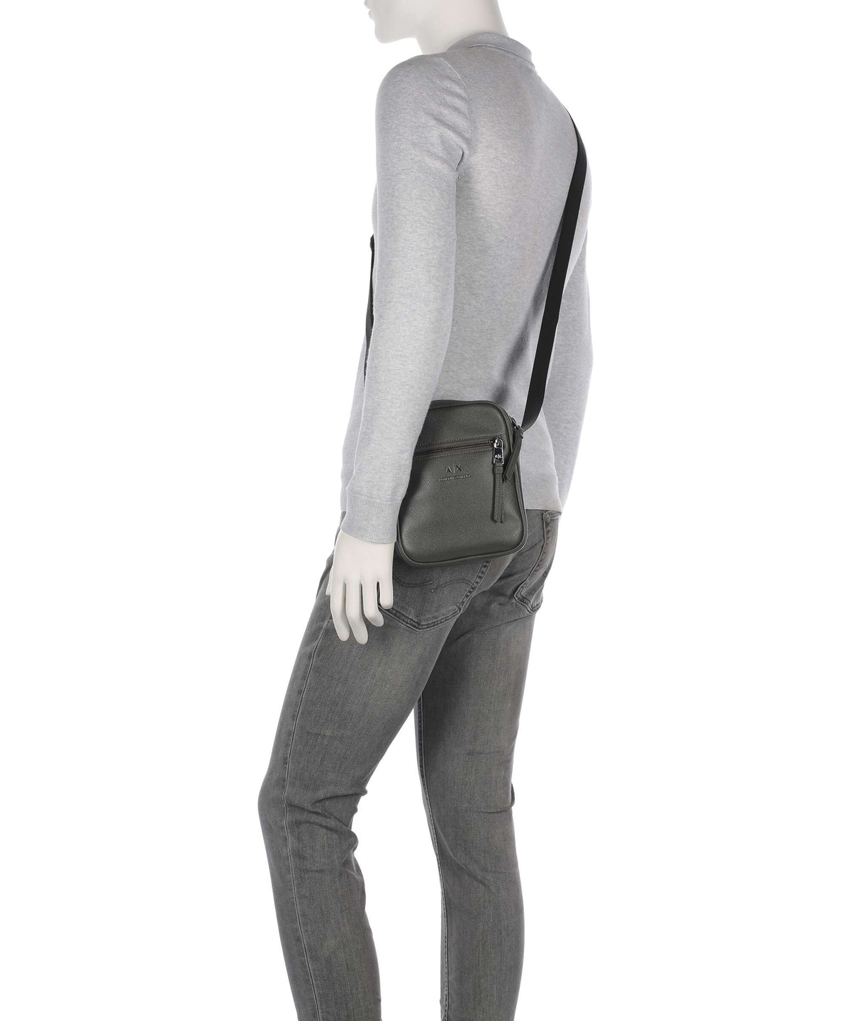 Armani Exchange Dino Crossbody bag sage