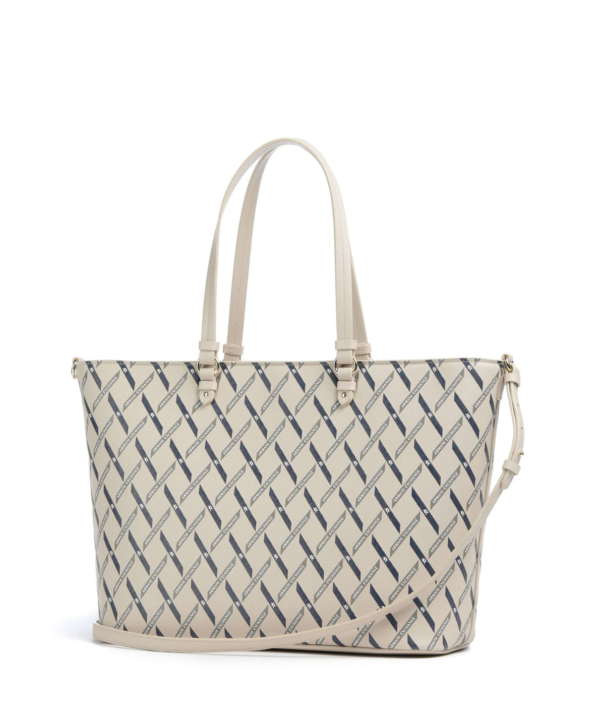 Armani Exchange Gynger Logo M Tote bag sound sand