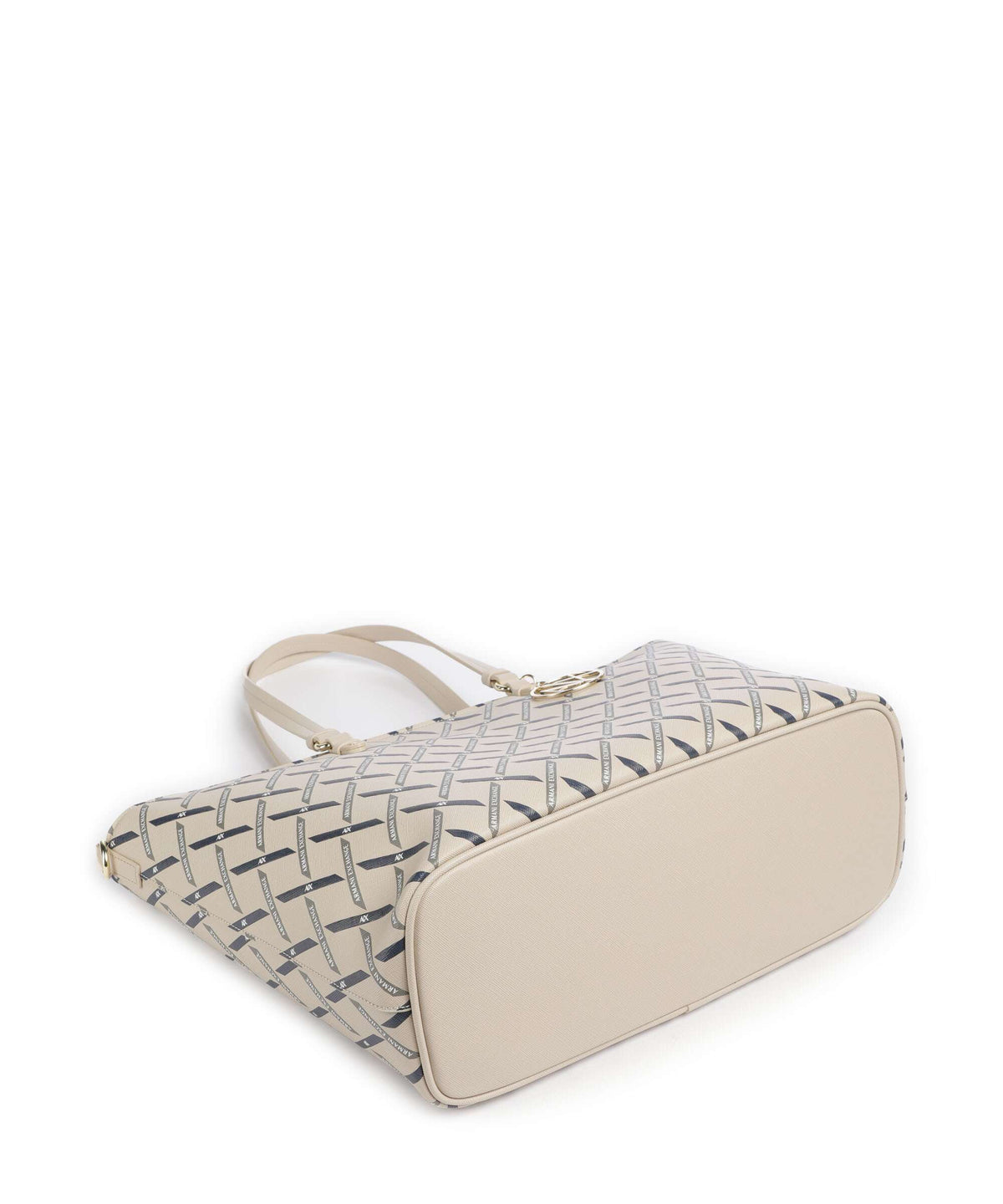 Armani Exchange Gynger Logo M Tote bag sound sand