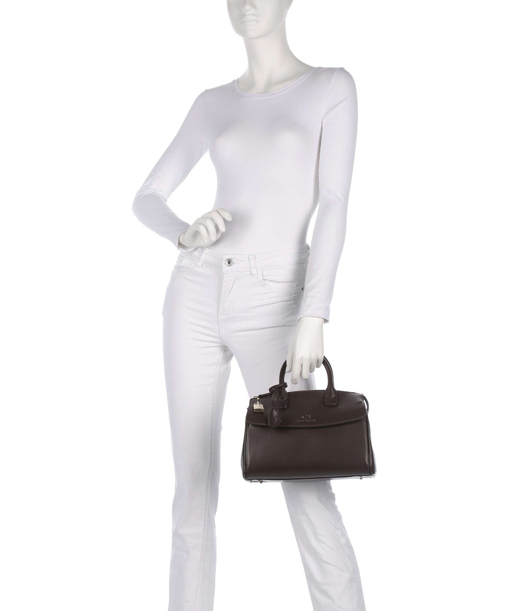 Armani Exchange Jane M Handbag hot fudge