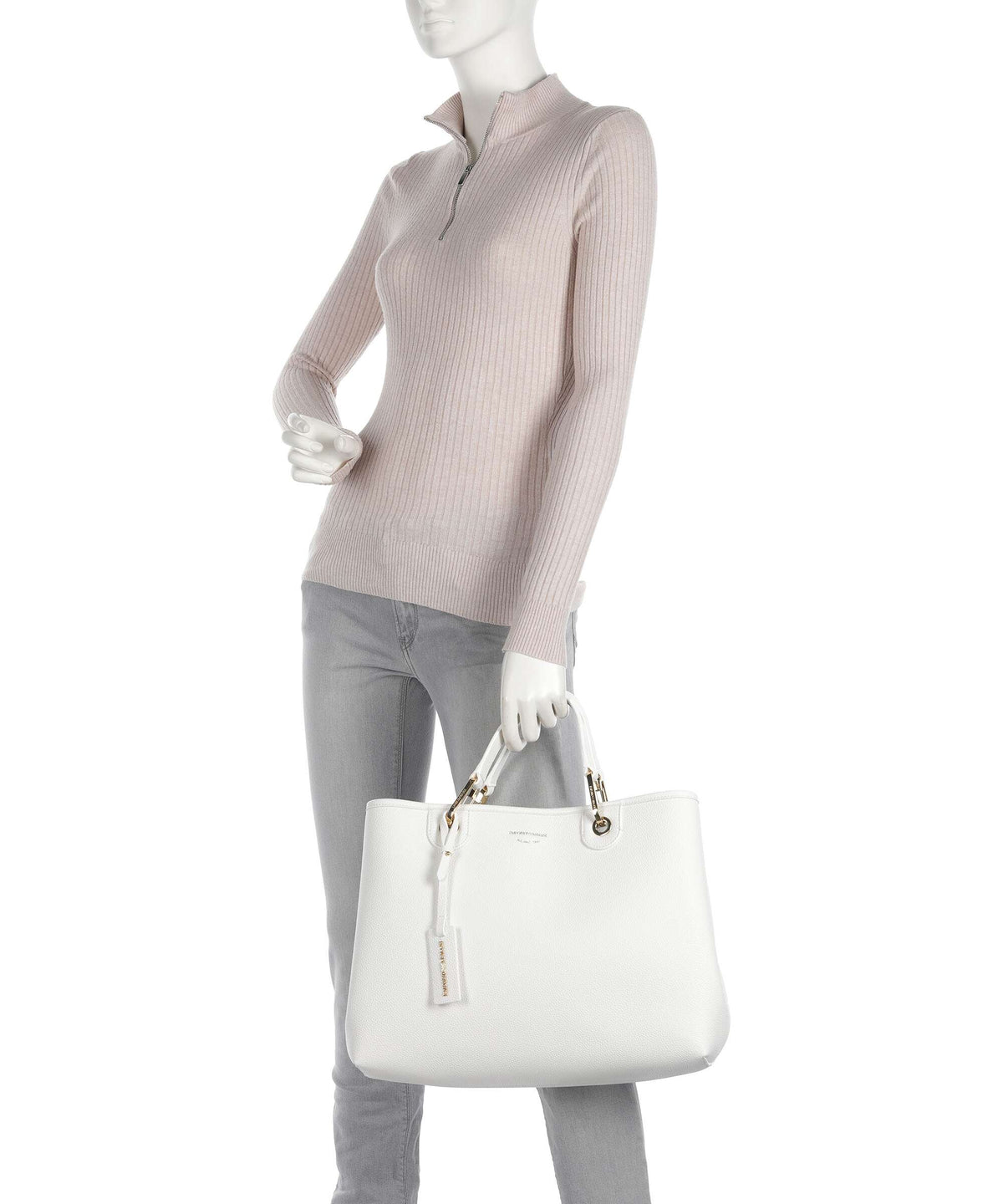 Emporio Armani My EA M Handbag bianco