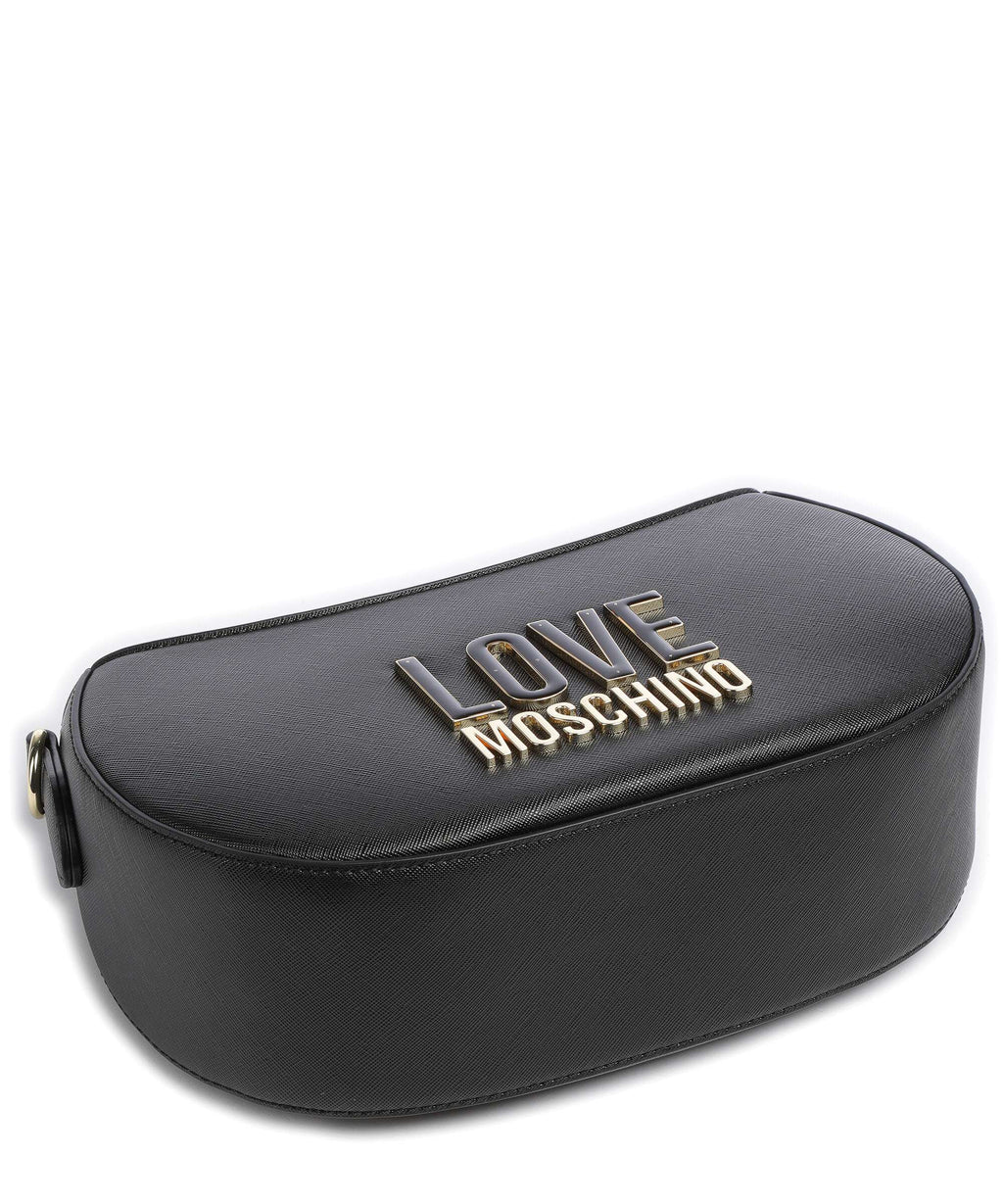 Love Moschino Jelly Logo Crossbody bag nero