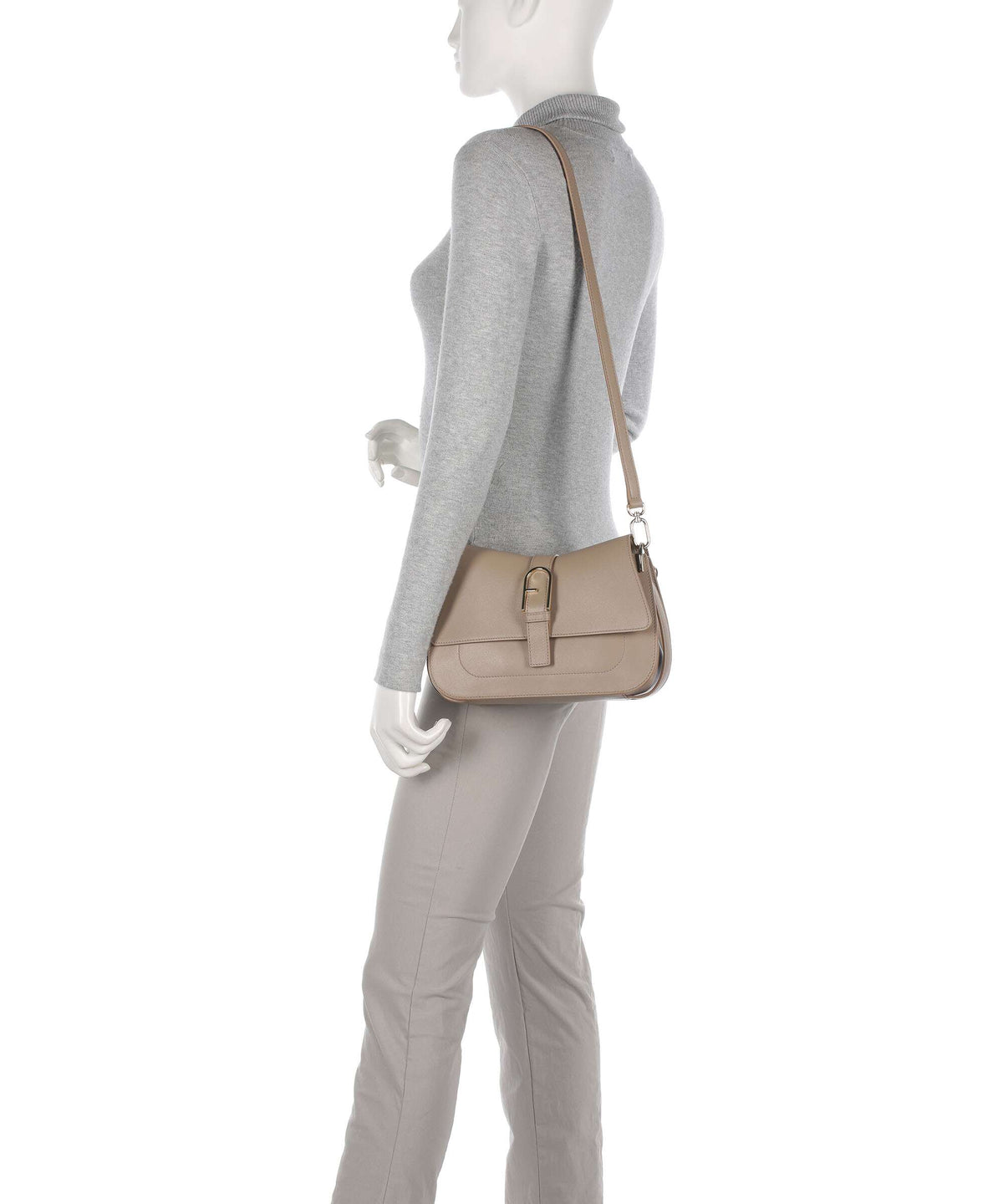 Furla Flow M Handbag greige