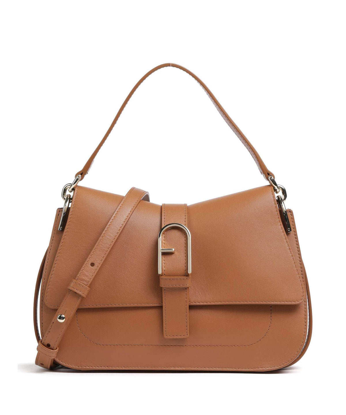 Furla Flow M Handbag brandy