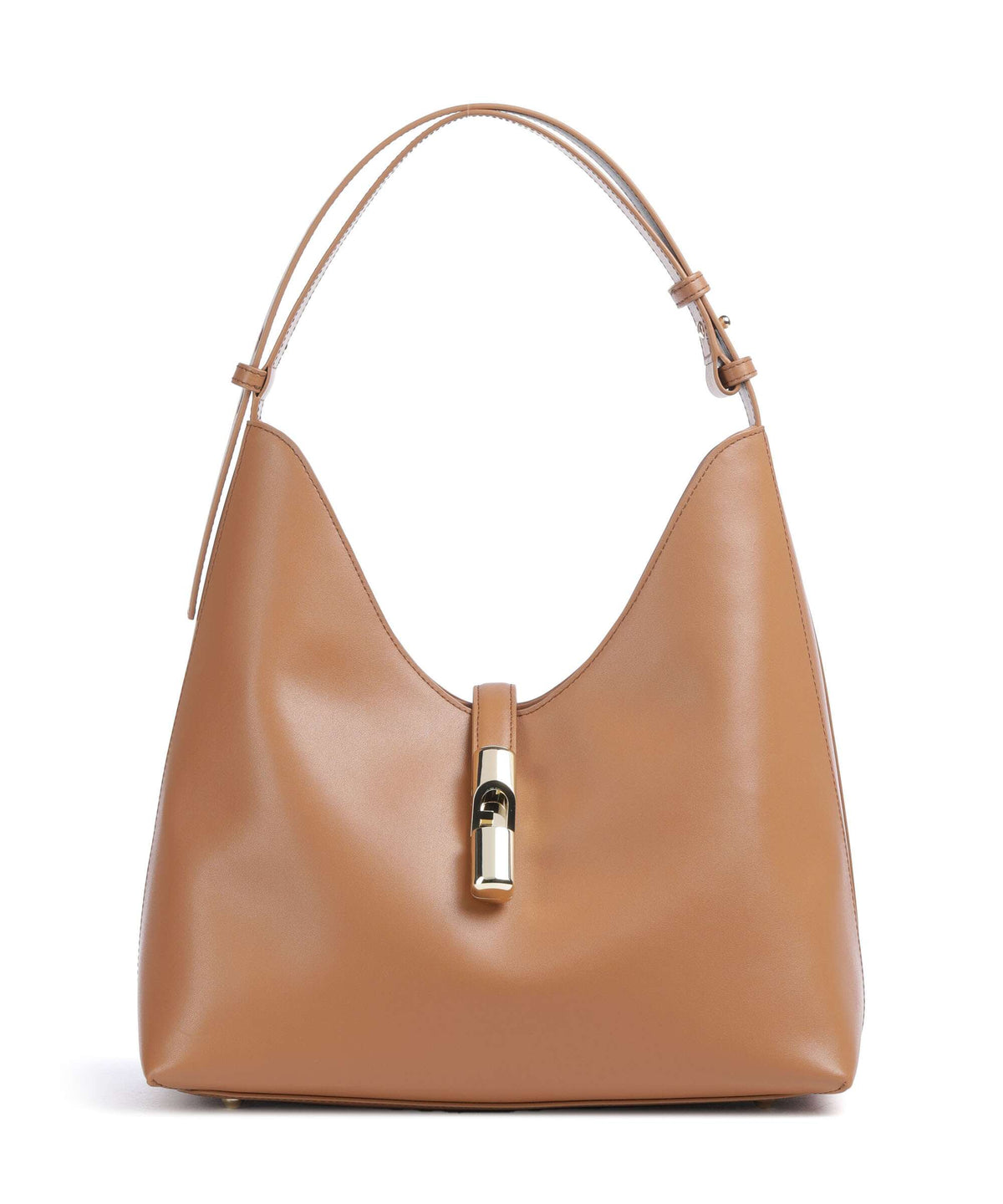 Furla Goccia M Hobo bag brandy