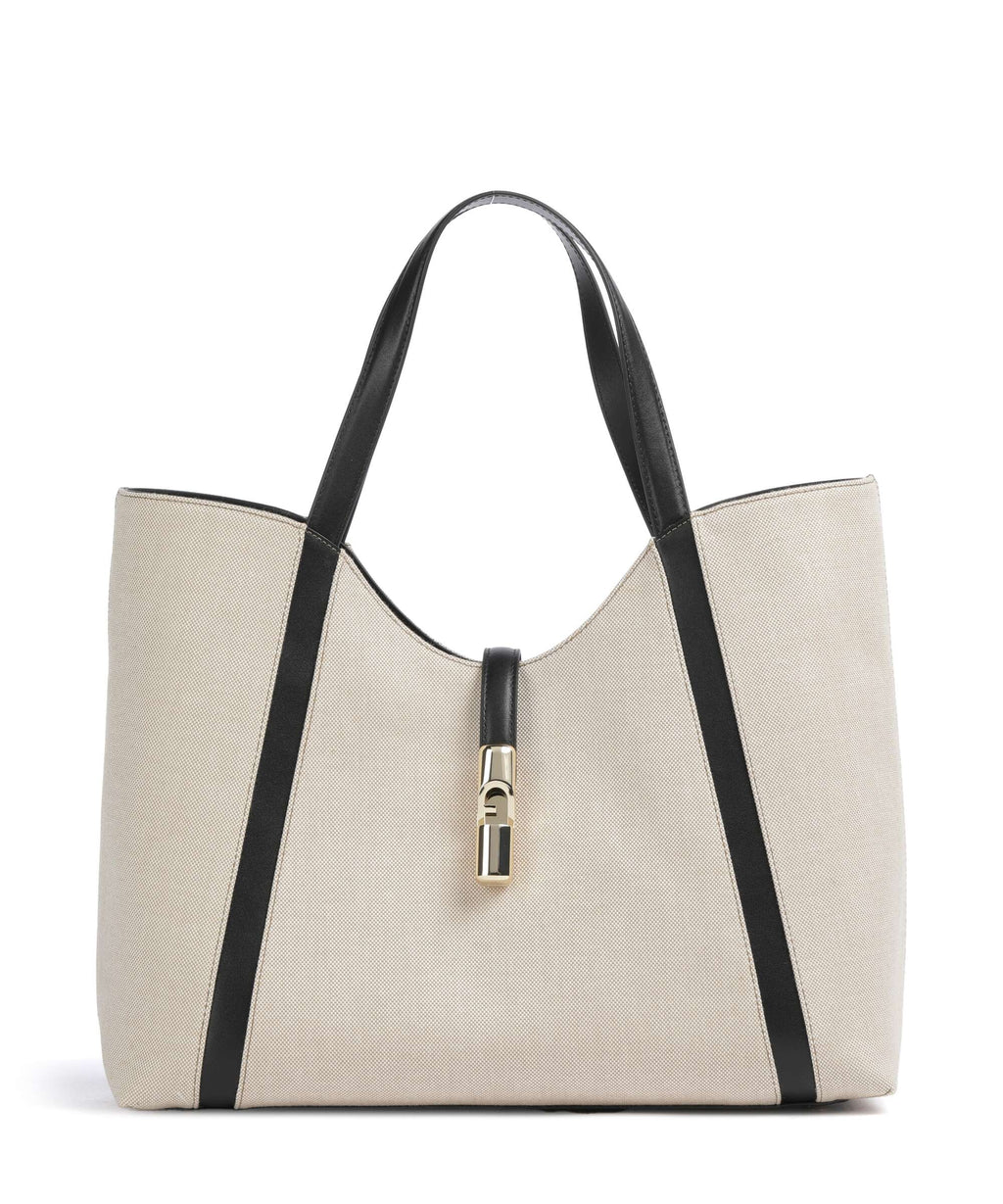 Furla Goccia XL Tote bag naturale/nero