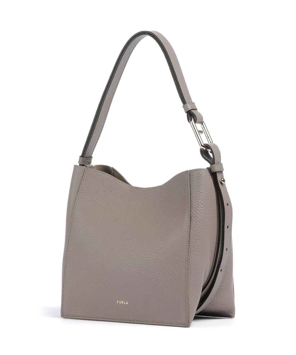 Furla Nuvola Mini Hobo bag stucco gray