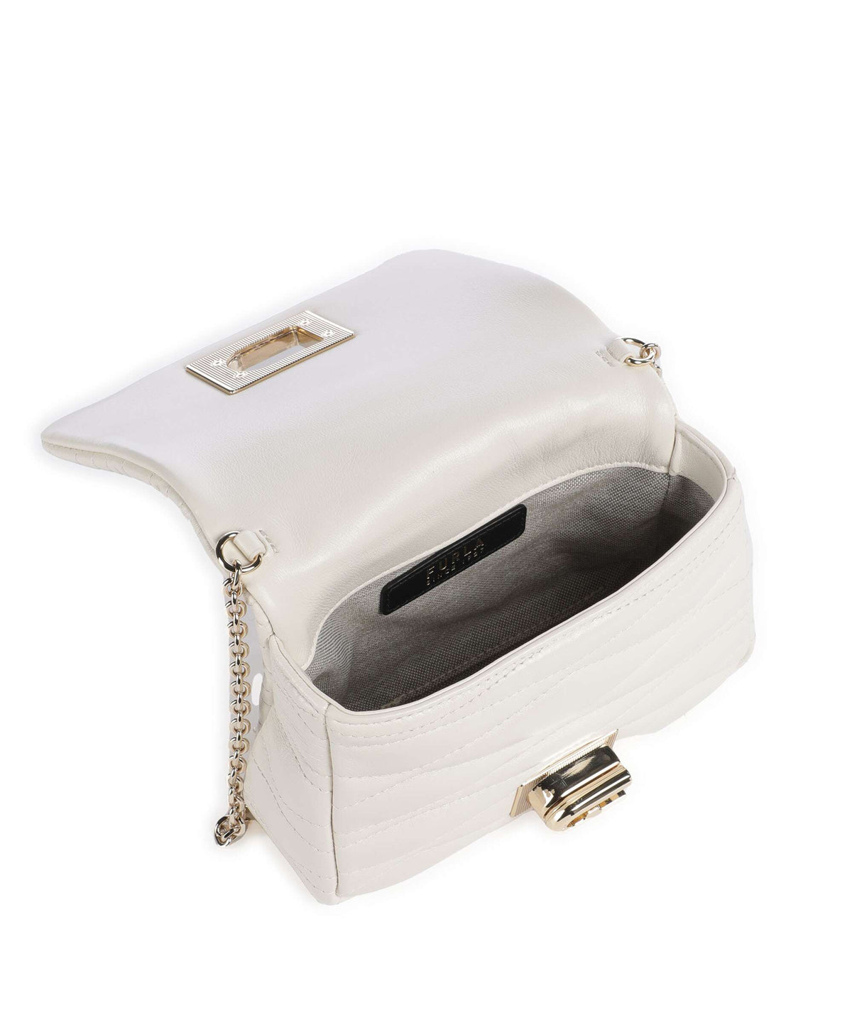 Furla 1927 Mini Soft Crossbody bag panna