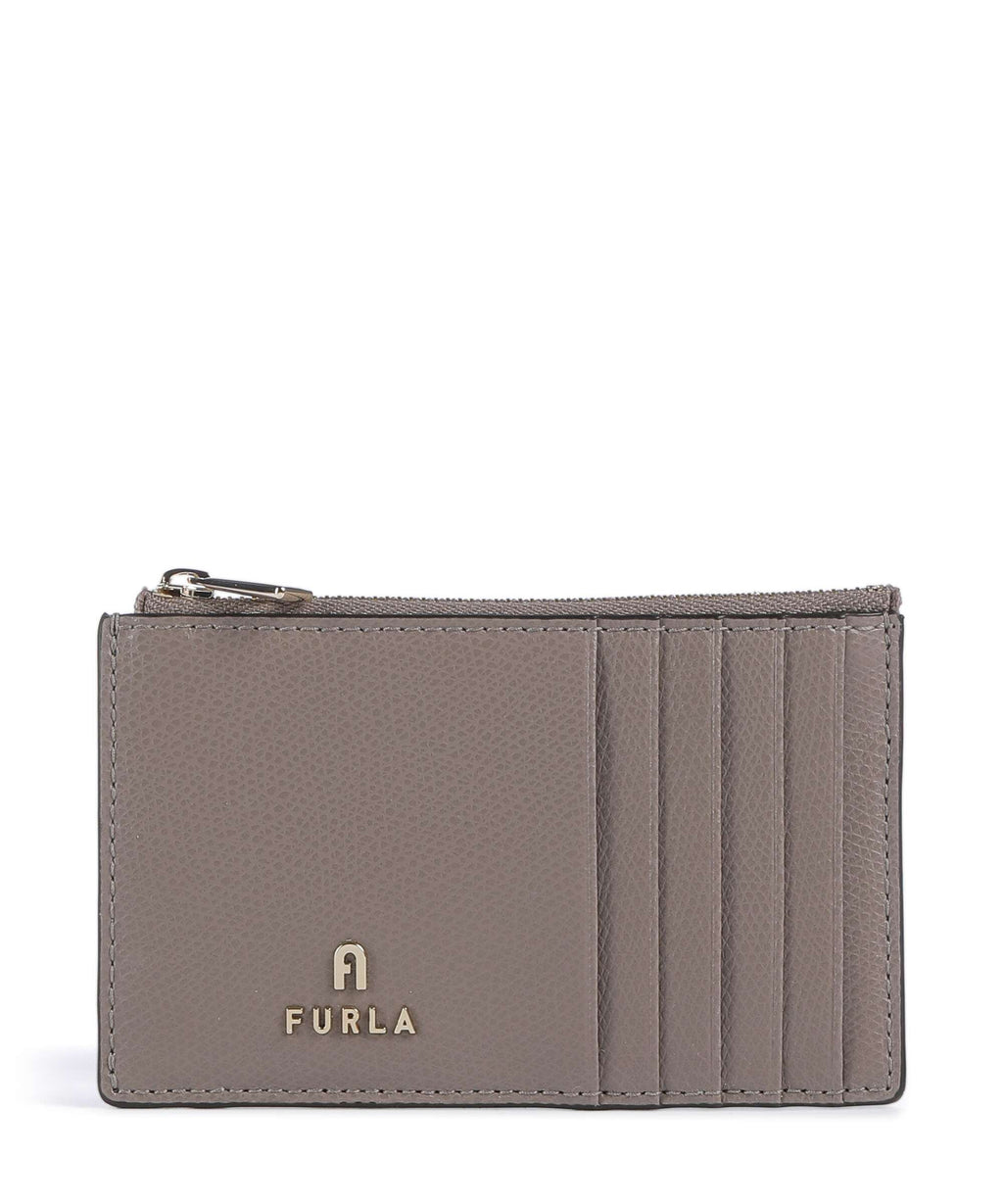 Furla Camelia M Credit card holder stucco gray