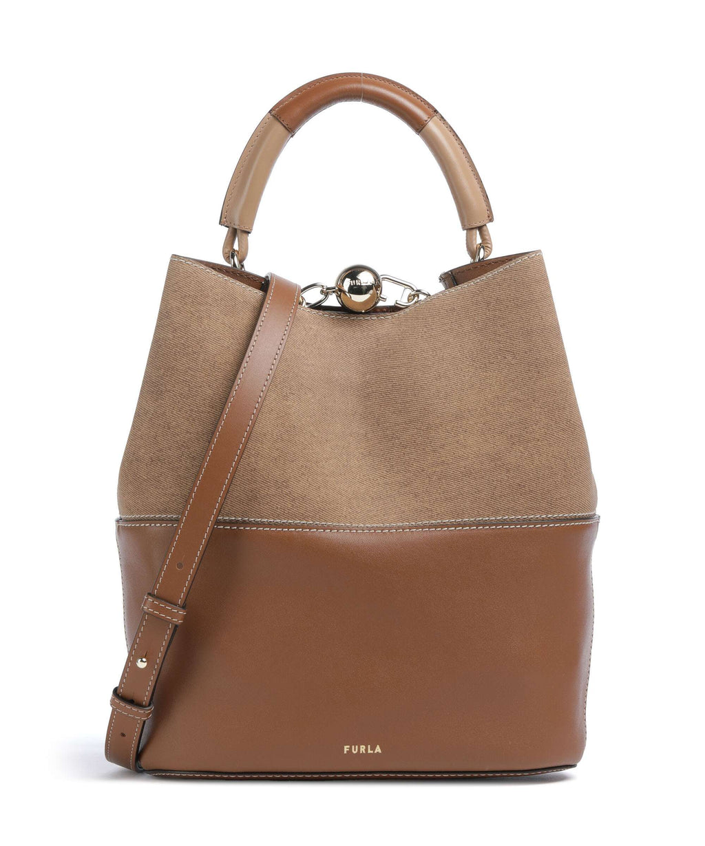 Furla Sfera S Bucket bag cognac/deserto