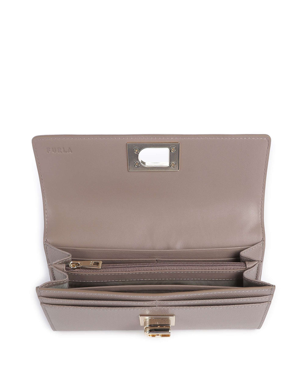 Furla 1927 Continental Wallet stucco gray