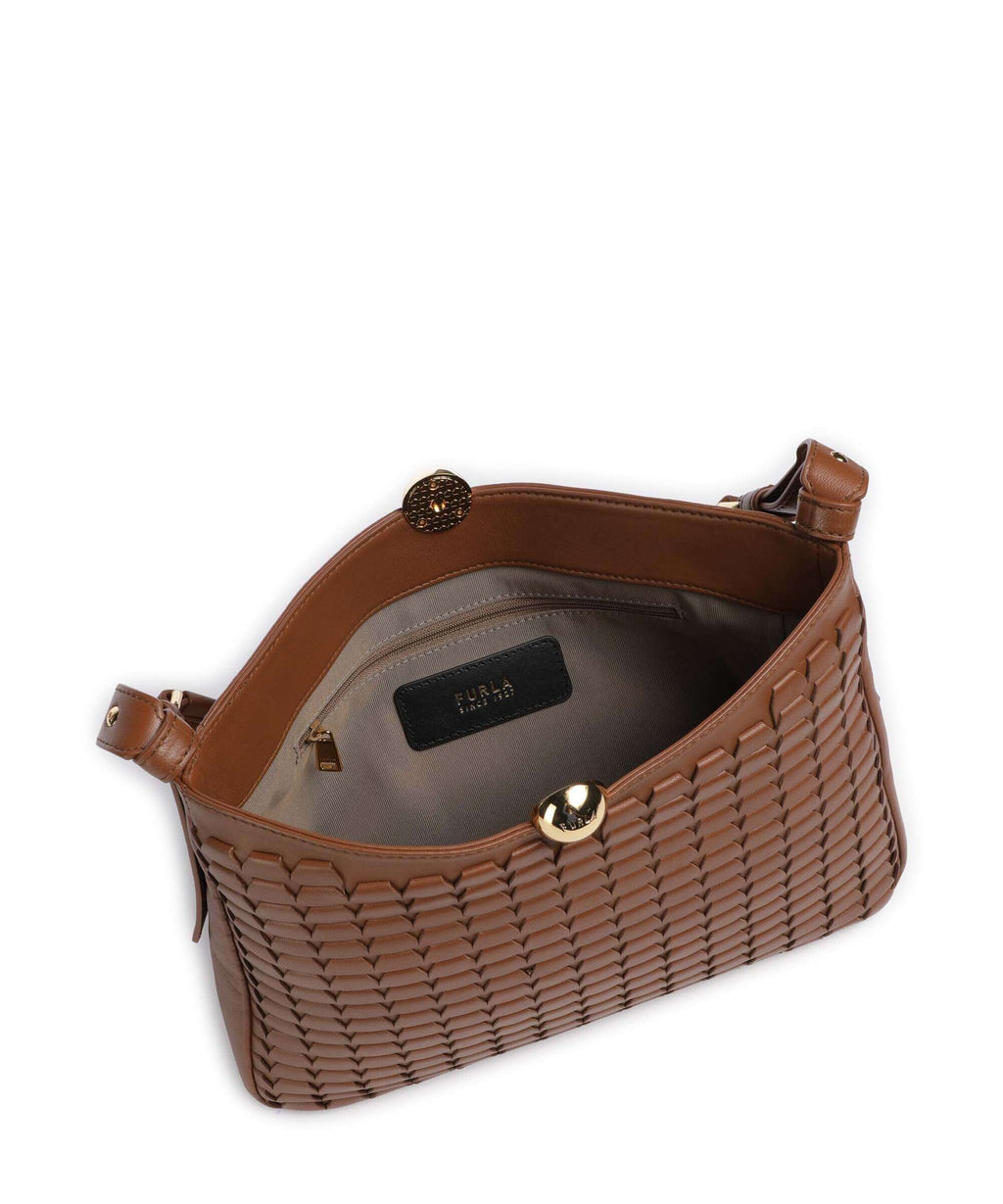 Furla Sfera Soft M Hobo bag cognac