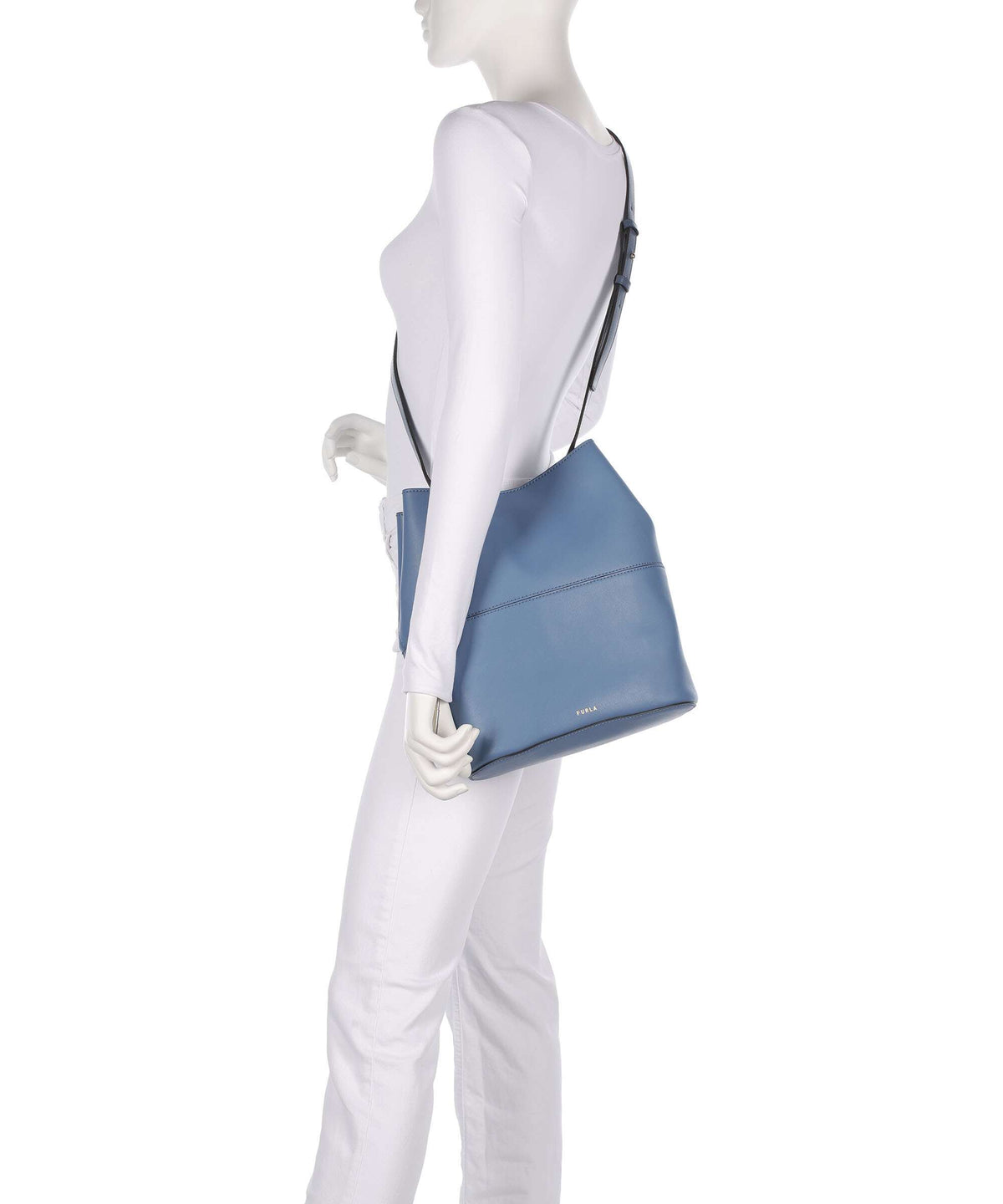Furla Sfera S Bucket bag denim