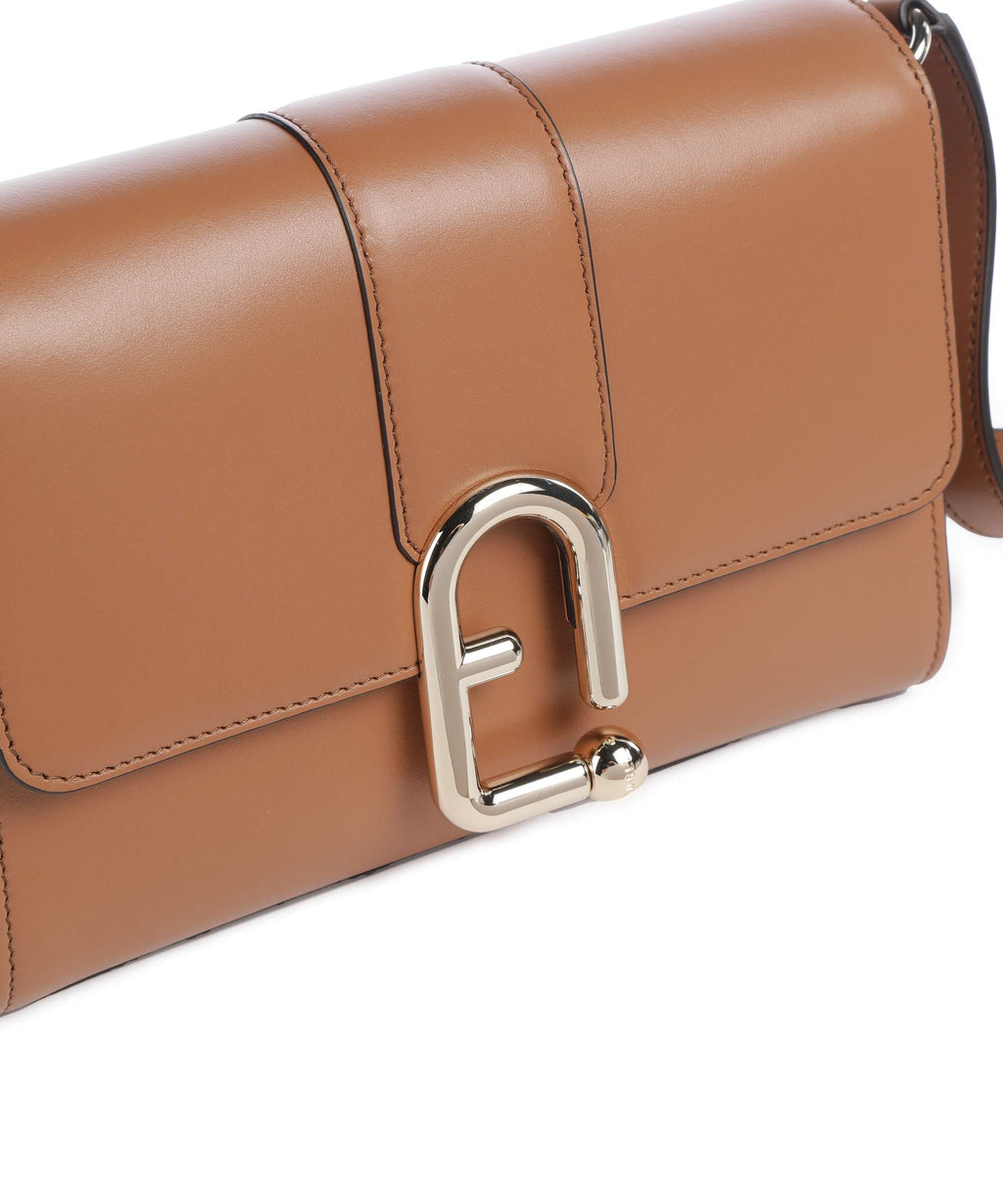 Furla Nuvola S Crossbody bag brandy