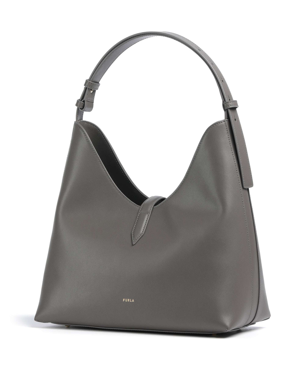 Furla Goccia M Hobo bag urban gray
