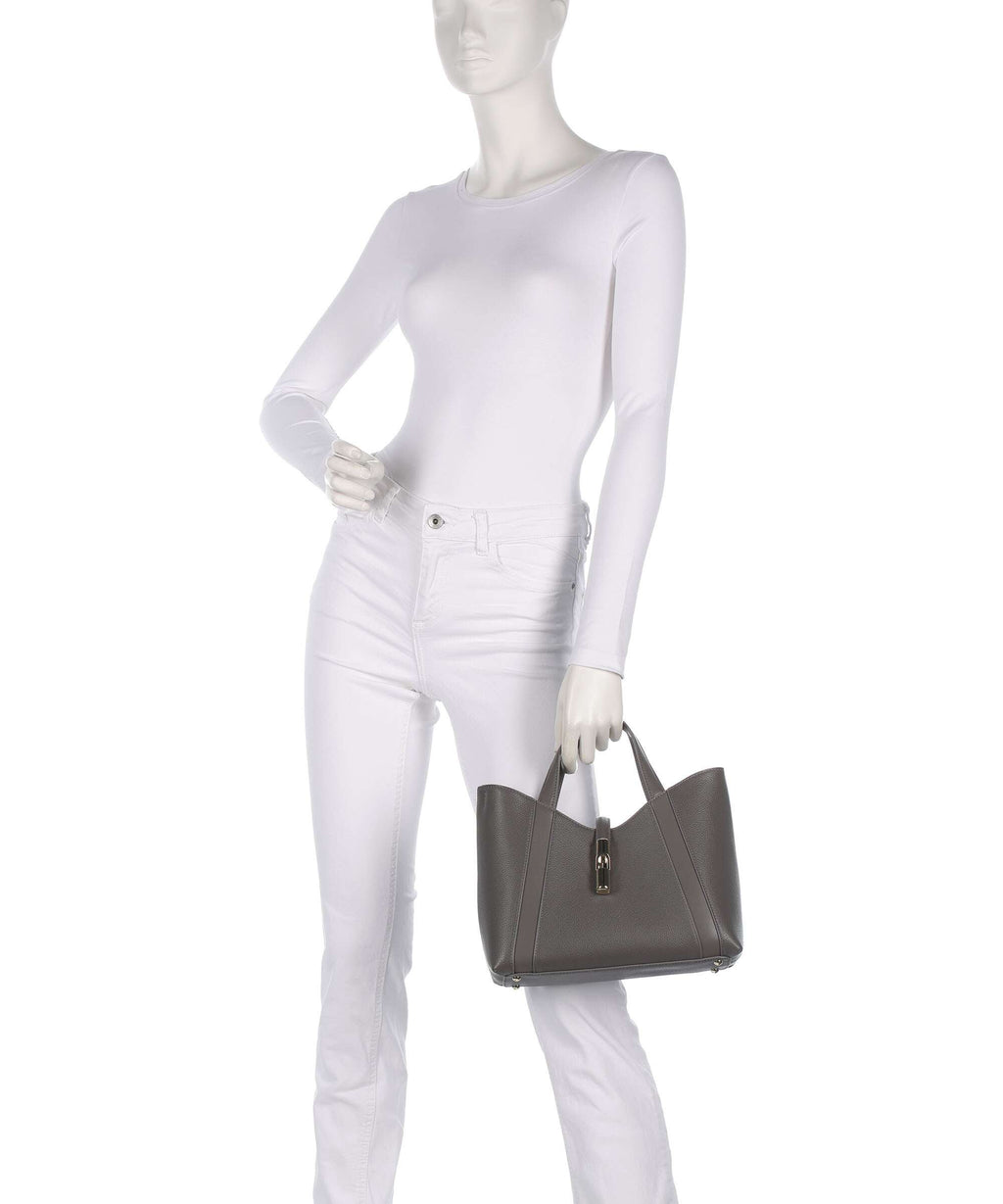Furla Goccia S Handbag urban gray