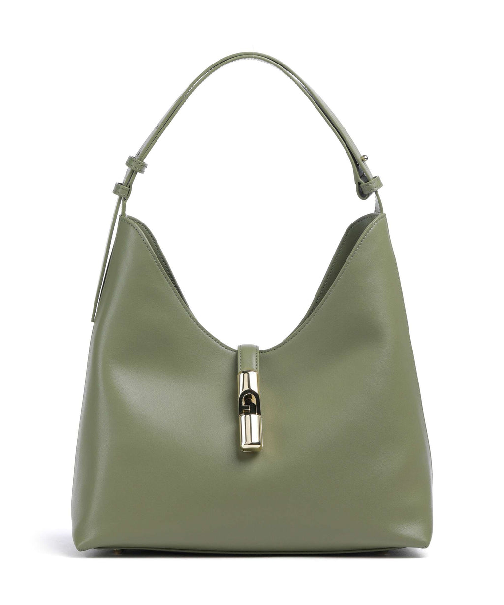 Furla Goccia M Hobo bag avocado