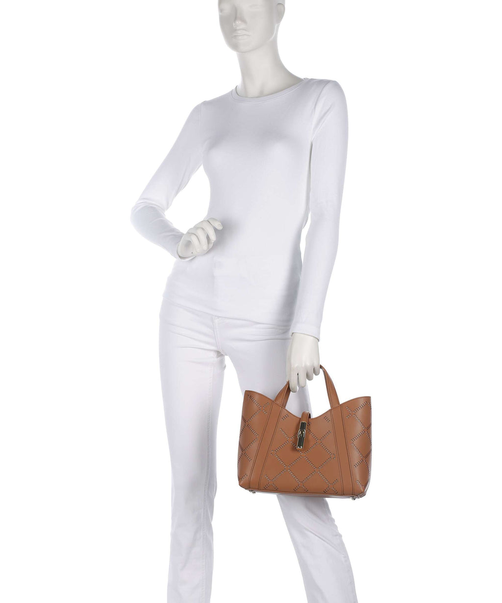 Furla Goccia S Handbag brandy
