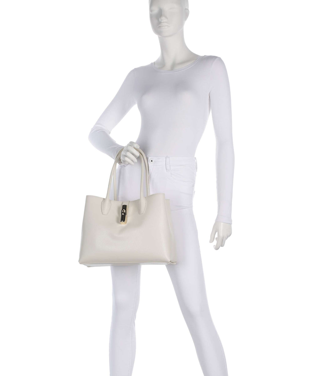 Furla Goccia M Tote bag panna