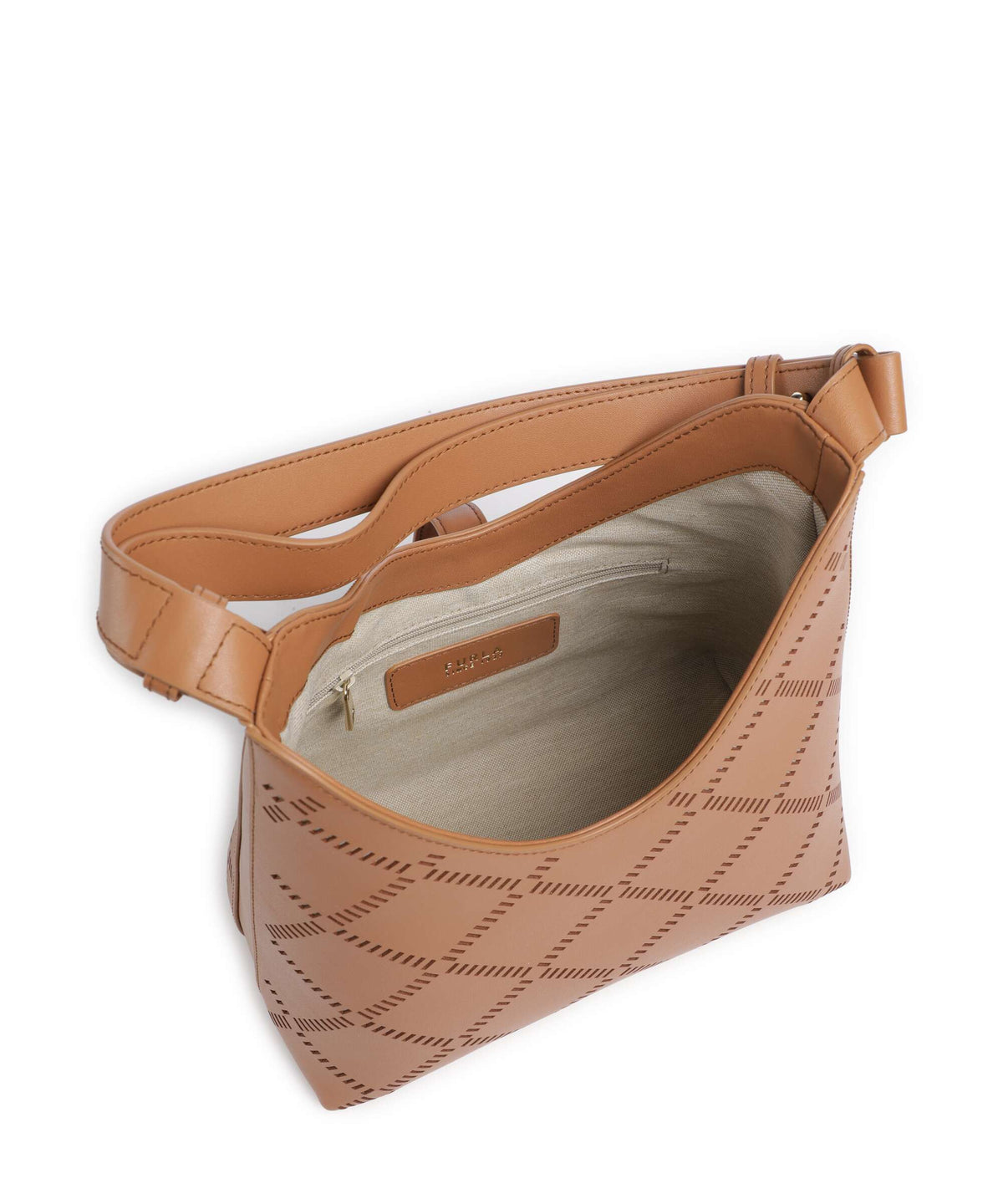 Furla Goccia S Hobo bag brandy