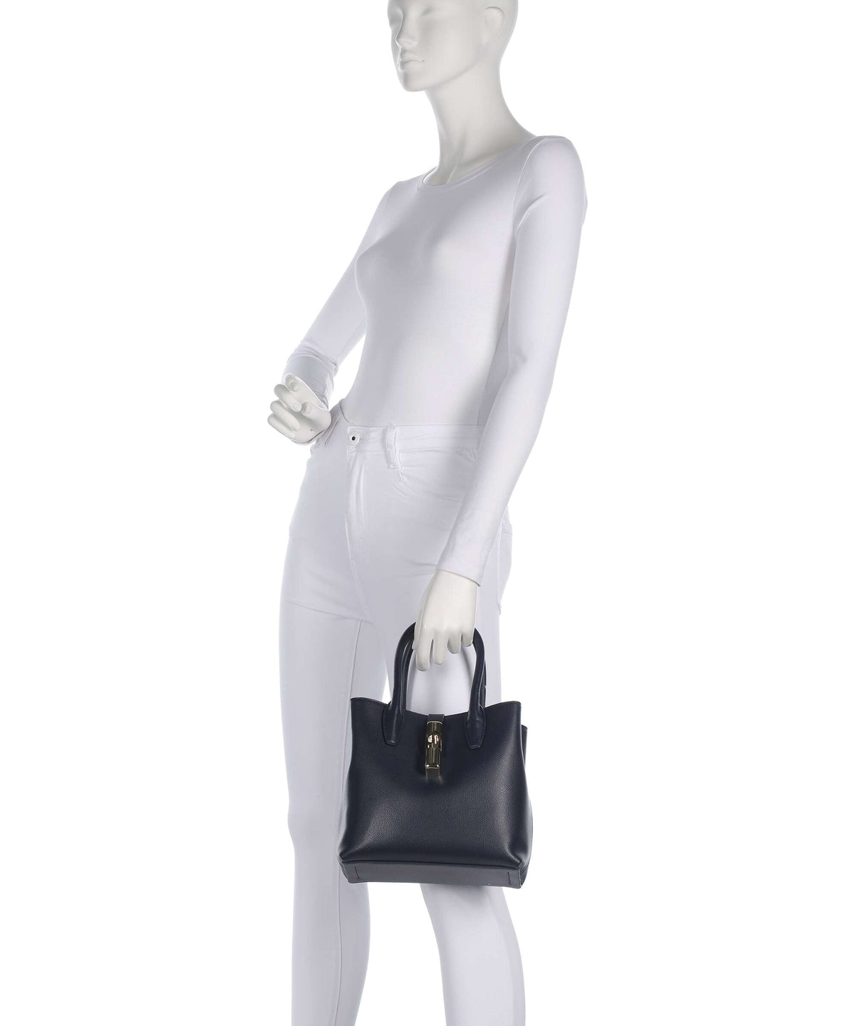 Furla Goccia S Handbag ink blue