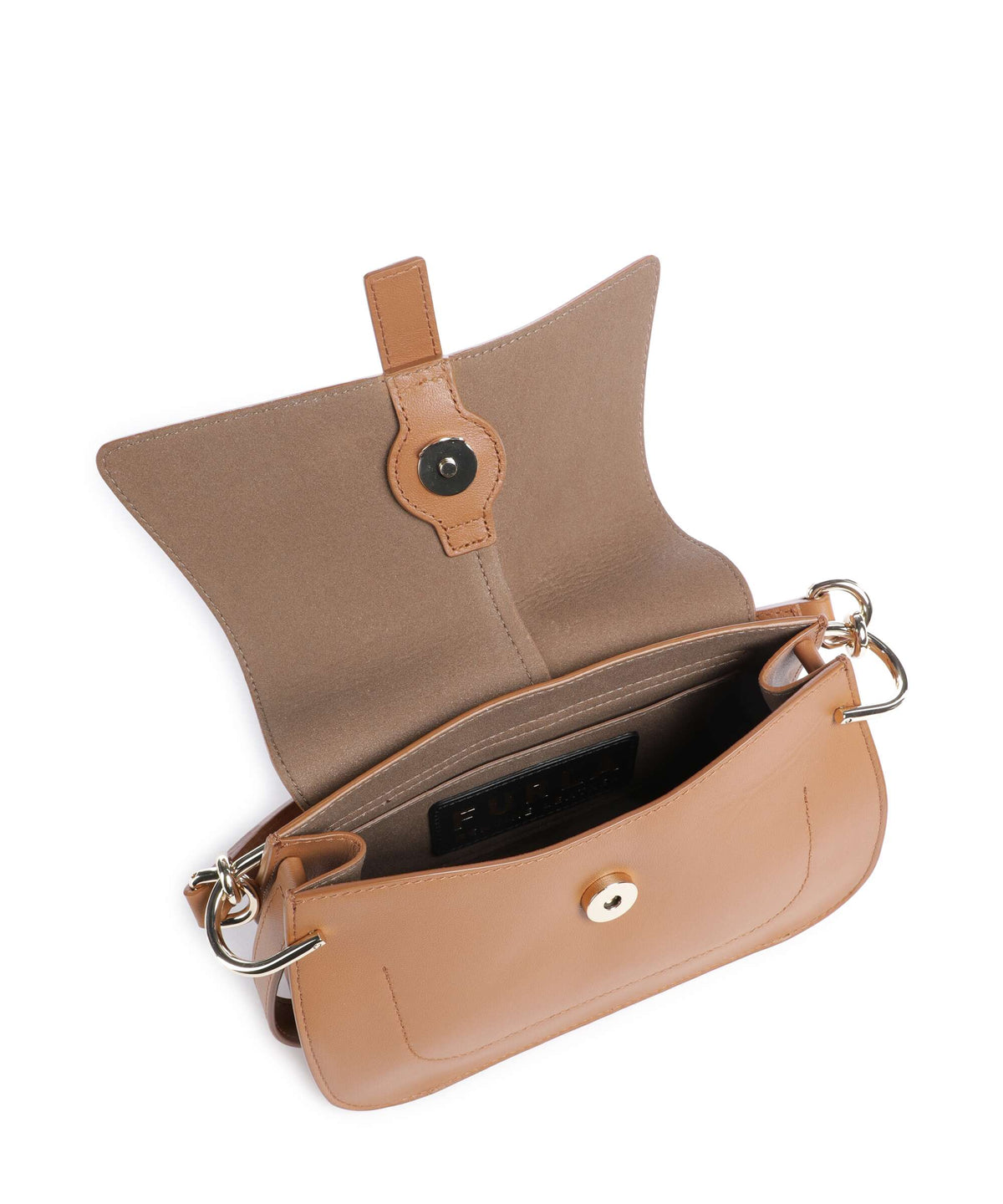 Furla Flow Mini Handbag tabacco